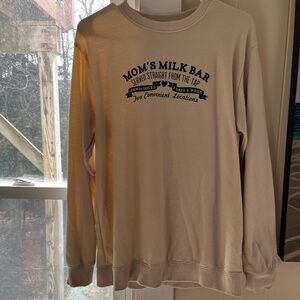 Moms milk bar crewneck sweatshirt